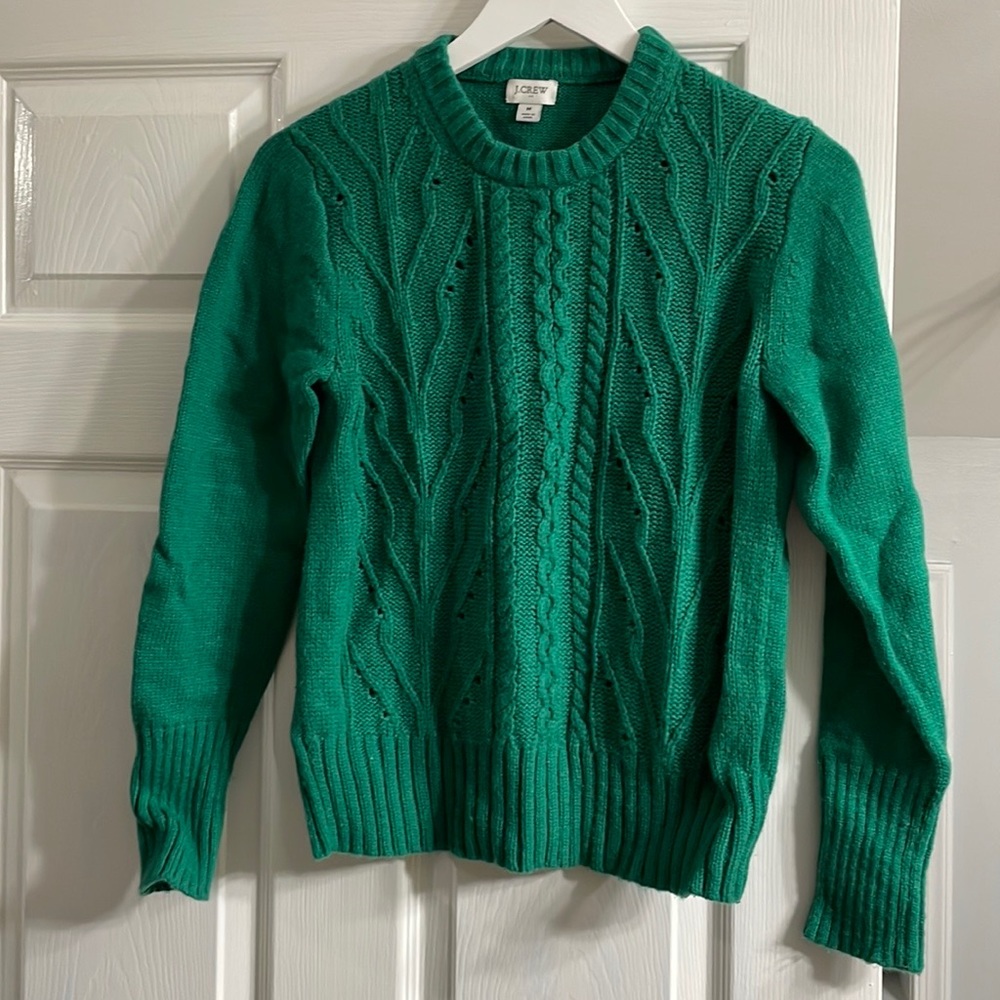 J Crew Cable Sweater
